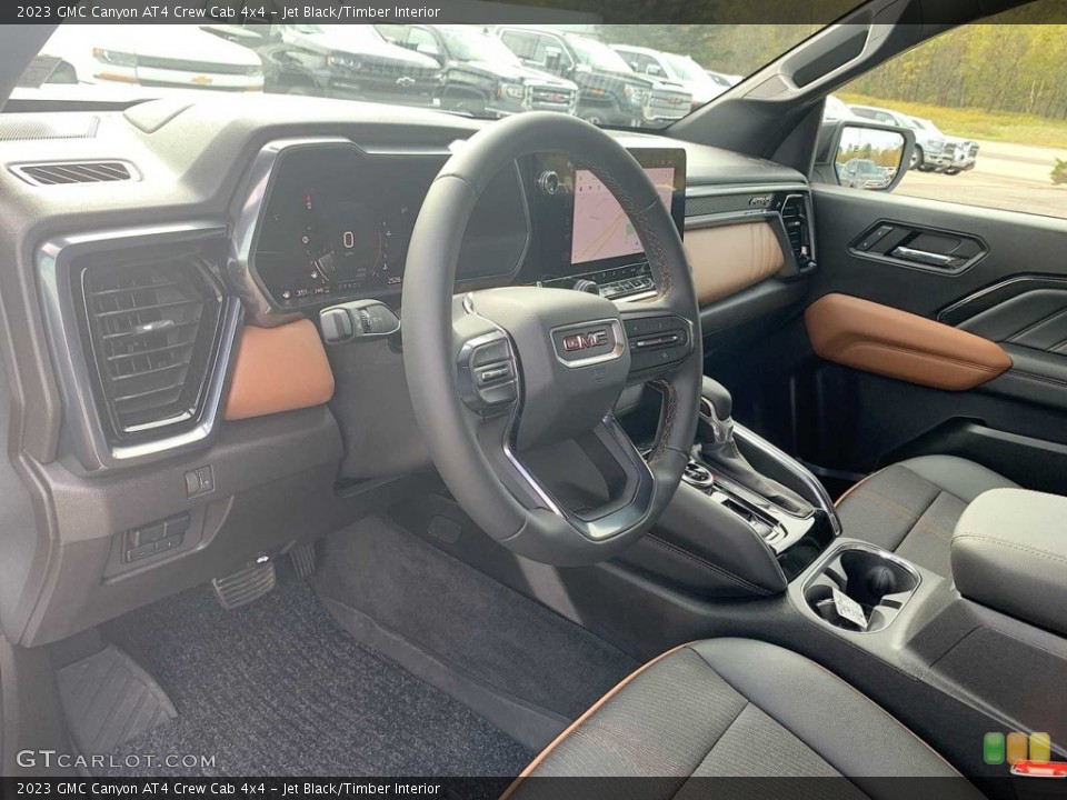 Jet Black/Timber Interior Front Seat for the 2023 GMC Canyon AT4 Crew Cab 4x4 #146685909
