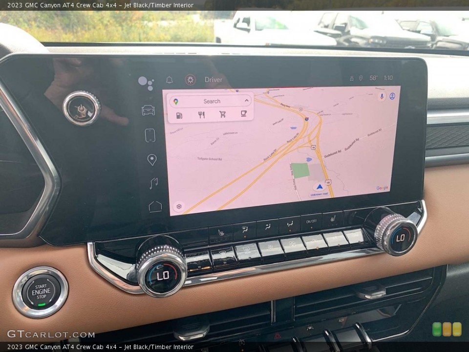 Jet Black/Timber Interior Controls for the 2023 GMC Canyon AT4 Crew Cab 4x4 #146685981