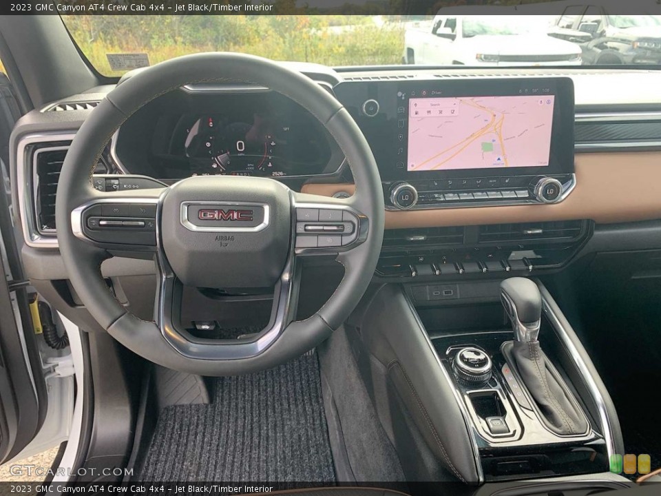 Jet Black/Timber Interior Dashboard for the 2023 GMC Canyon AT4 Crew Cab 4x4 #146686140
