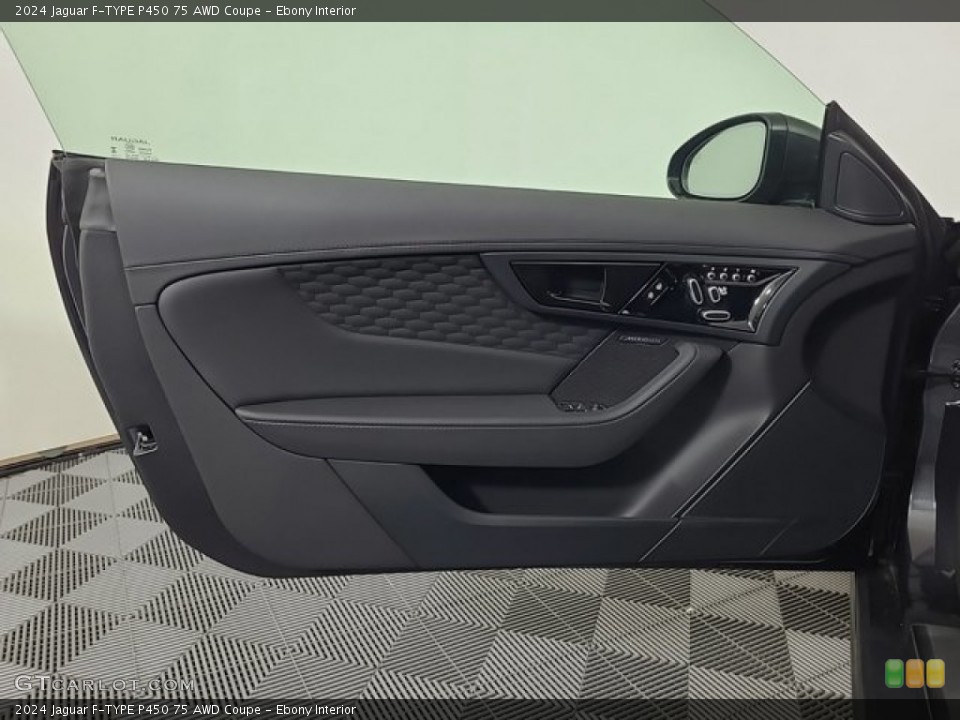 Ebony Interior Door Panel for the 2024 Jaguar F-TYPE P450 75 AWD Coupe #146686272