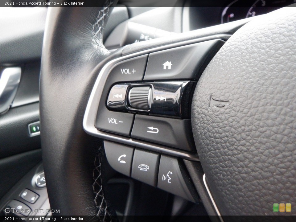 Black Interior Steering Wheel for the 2021 Honda Accord Touring #146686281