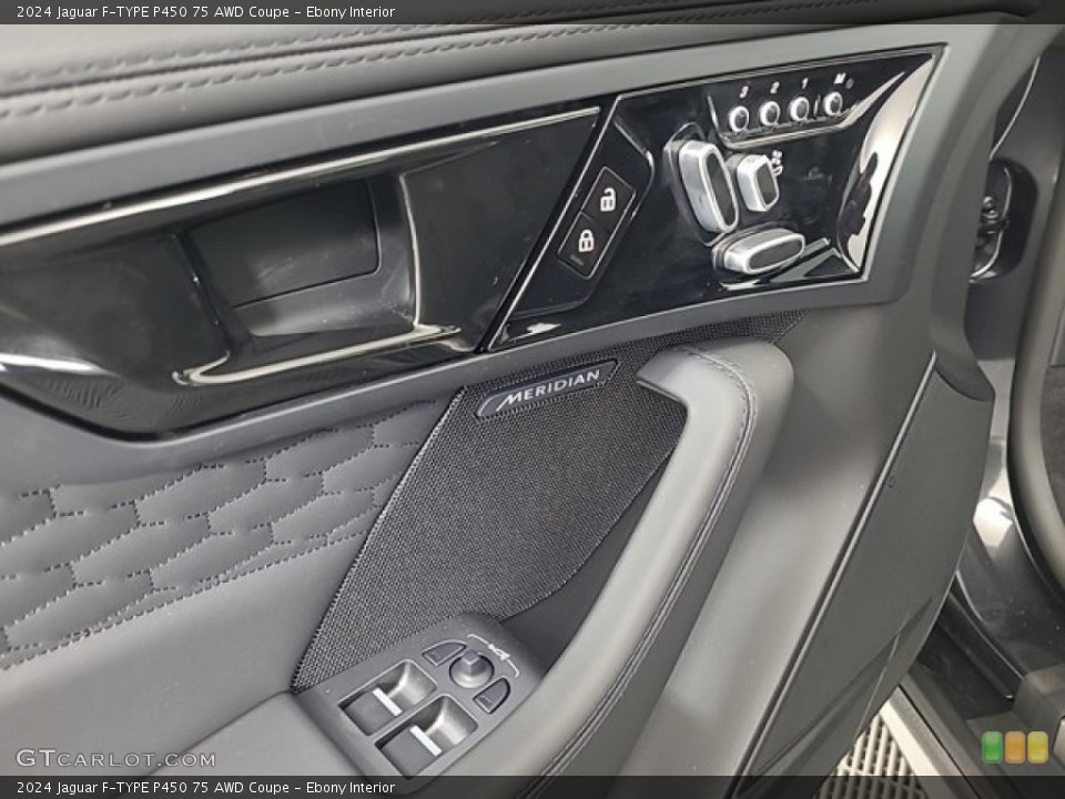 Ebony Interior Door Panel for the 2024 Jaguar F-TYPE P450 75 AWD Coupe #146686293