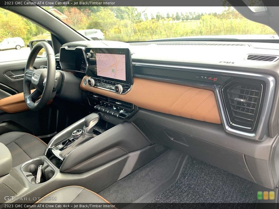 Jet Black/Timber Interior Photo for the 2023 GMC Canyon AT4 Crew Cab 4x4 #146686350