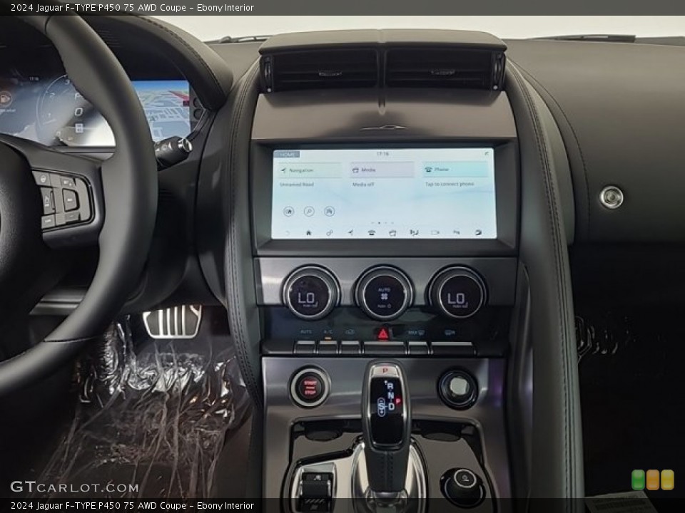 Ebony Interior Controls for the 2024 Jaguar F-TYPE P450 75 AWD Coupe #146686422
