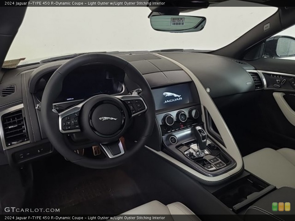Light Oyster w/Light Oyster Stitching Interior Dashboard for the 2024 Jaguar F-TYPE 450 R-Dynamic Coupe #146686644