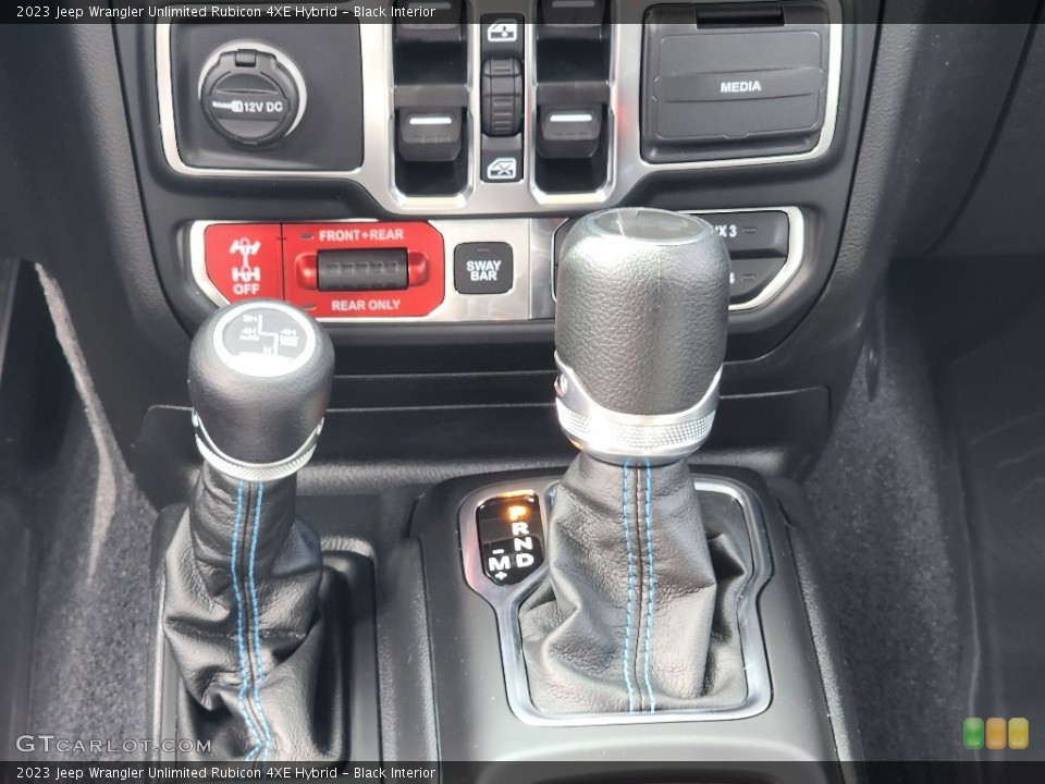 Black Interior Transmission for the 2023 Jeep Wrangler Unlimited Rubicon 4XE Hybrid #146686650