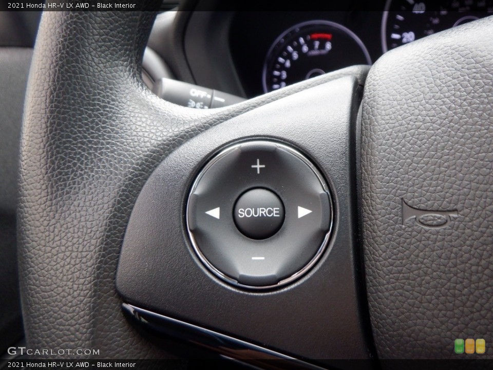 Black Interior Steering Wheel for the 2021 Honda HR-V LX AWD #146687001