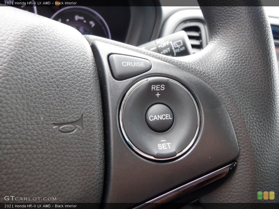 Black Interior Steering Wheel for the 2021 Honda HR-V LX AWD #146687016