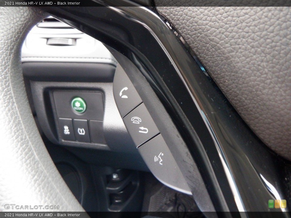Black Interior Steering Wheel for the 2021 Honda HR-V LX AWD #146687040