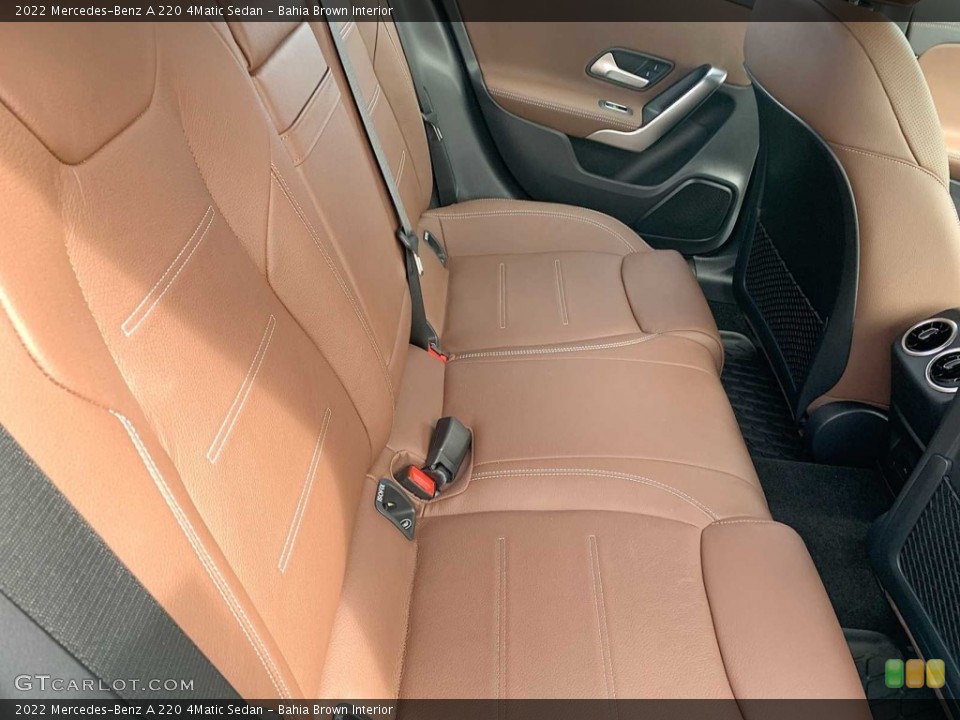 Bahia Brown Interior Rear Seat for the 2022 Mercedes-Benz A 220 4Matic Sedan #146687142