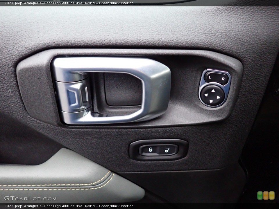 Green/Black Interior Door Panel for the 2024 Jeep Wrangler 4-Door High Altitude 4xe Hybrid #146687151