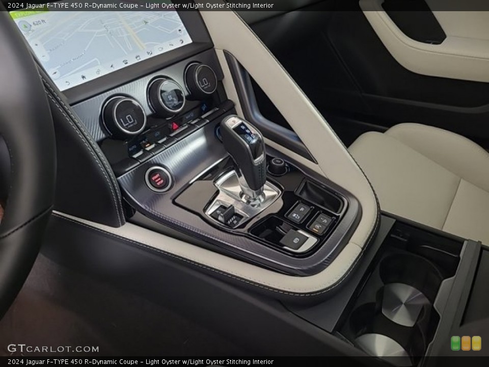 Light Oyster w/Light Oyster Stitching Interior Transmission for the 2024 Jaguar F-TYPE 450 R-Dynamic Coupe #146687160