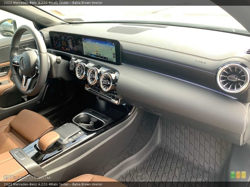 Bahia Brown Interior Dashboard for the 2022 Mercedes-Benz A 220 4Matic Sedan #146687190