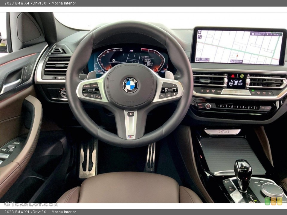Mocha Interior Dashboard for the 2023 BMW X4 xDrive30i #146687430