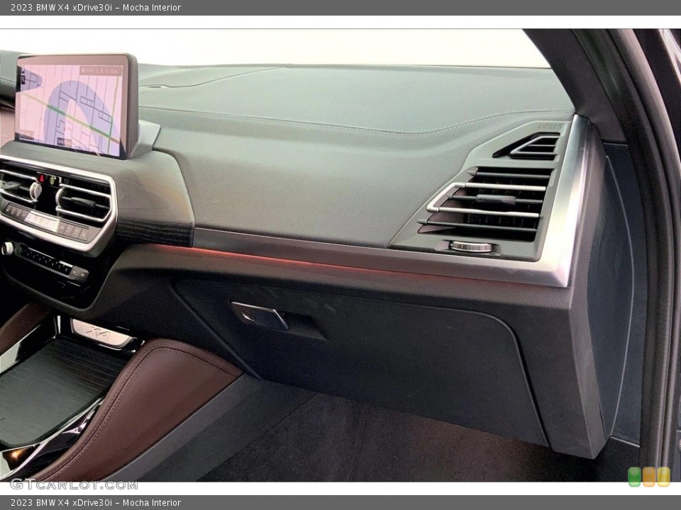 Mocha Interior Dashboard for the 2023 BMW X4 xDrive30i #146687724