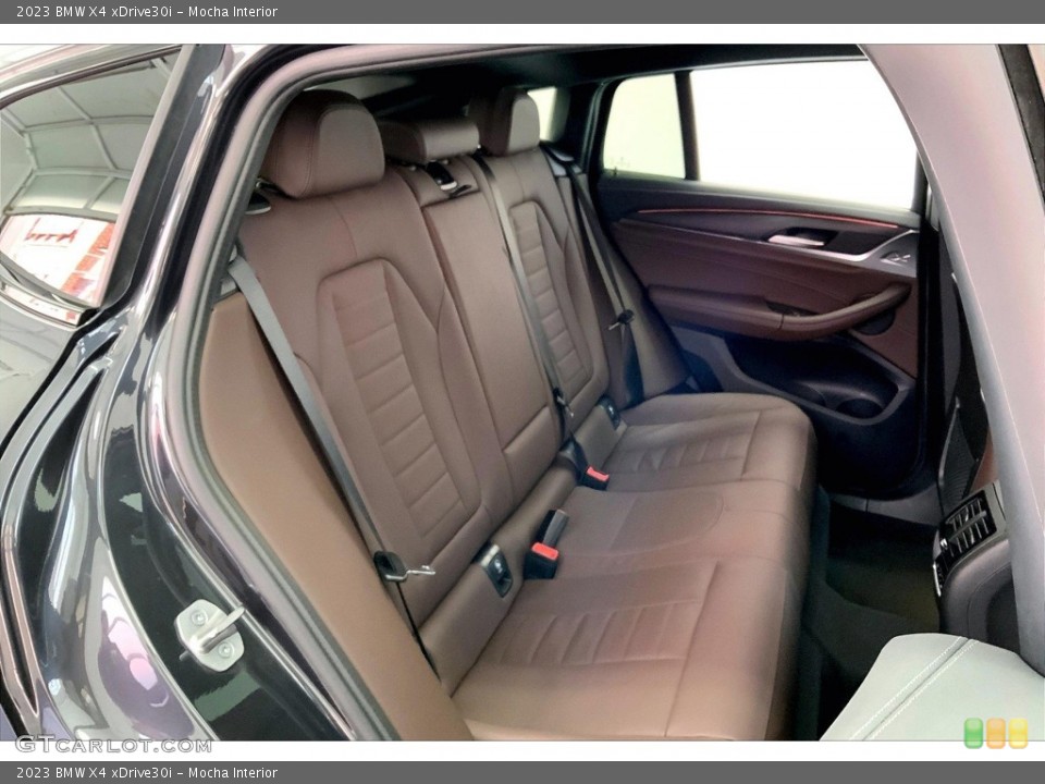 Mocha Interior Rear Seat for the 2023 BMW X4 xDrive30i #146687805