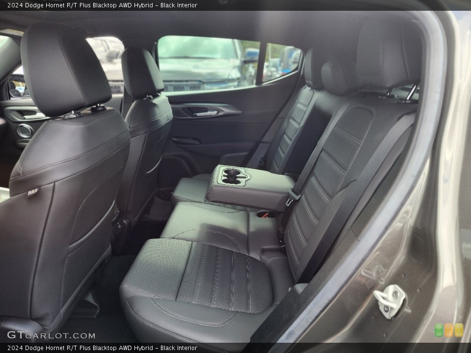 Black Interior Rear Seat for the 2024 Dodge Hornet R/T Plus Blacktop AWD Hybrid #146688075
