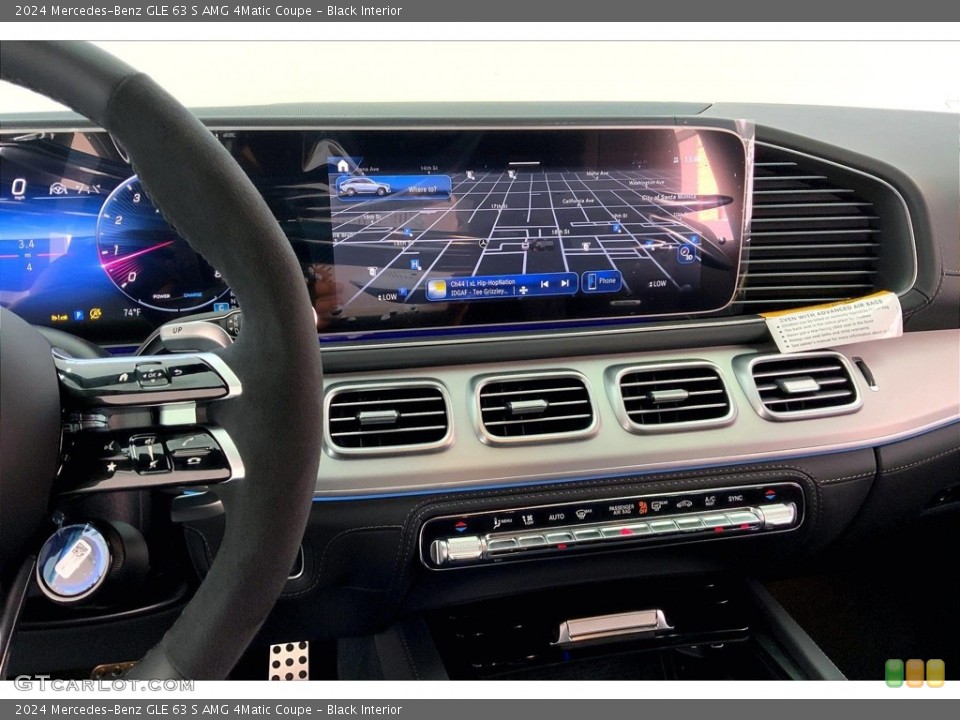 Black Interior Controls for the 2024 Mercedes-Benz GLE 63 S AMG 4Matic Coupe #146688354