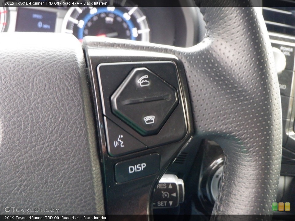 Black Interior Steering Wheel for the 2019 Toyota 4Runner TRD Off-Road 4x4 #146688699