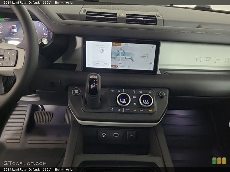 Ebony Interior Controls for the 2024 Land Rover Defender 110 S #146689242