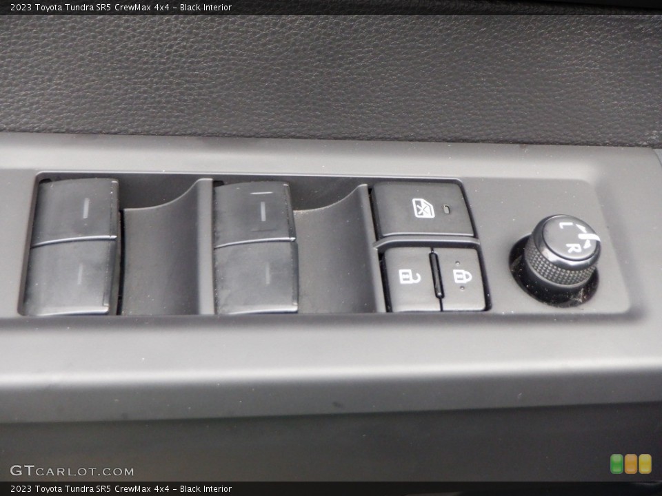 Black Interior Controls for the 2023 Toyota Tundra SR5 CrewMax 4x4 #146689245