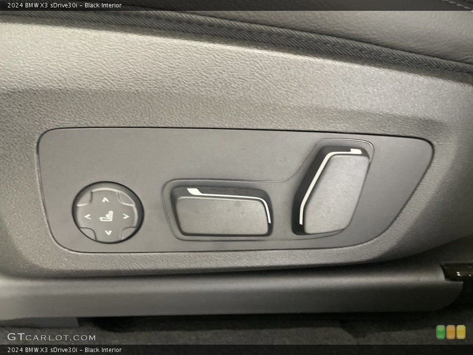 Black Interior Front Seat for the 2024 BMW X3 sDrive30i #146689251