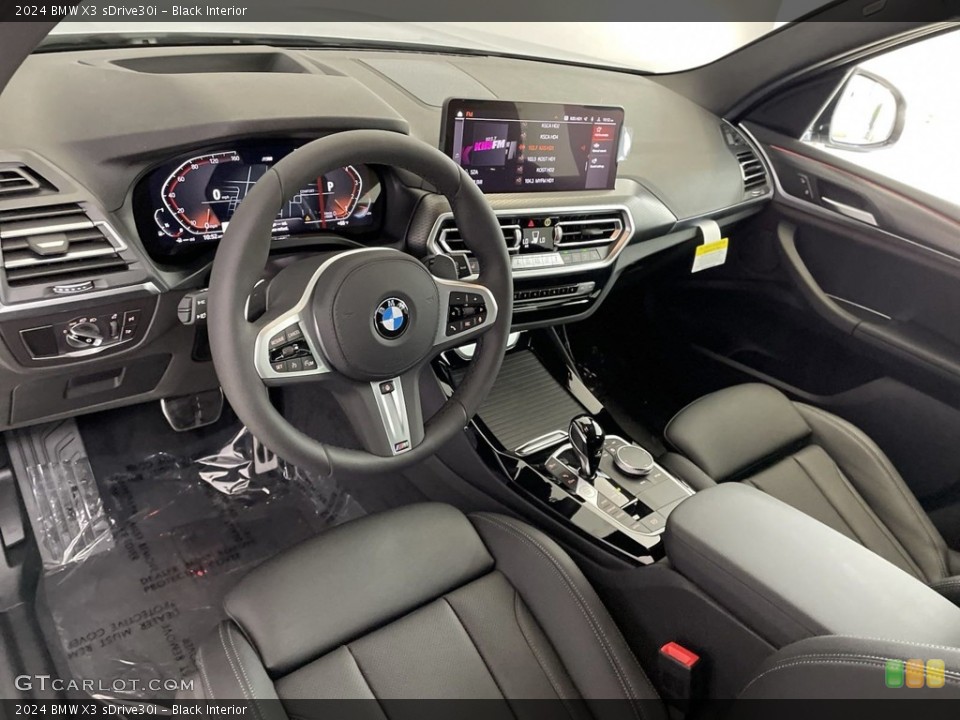 Black Interior Photo for the 2024 BMW X3 sDrive30i #146689266