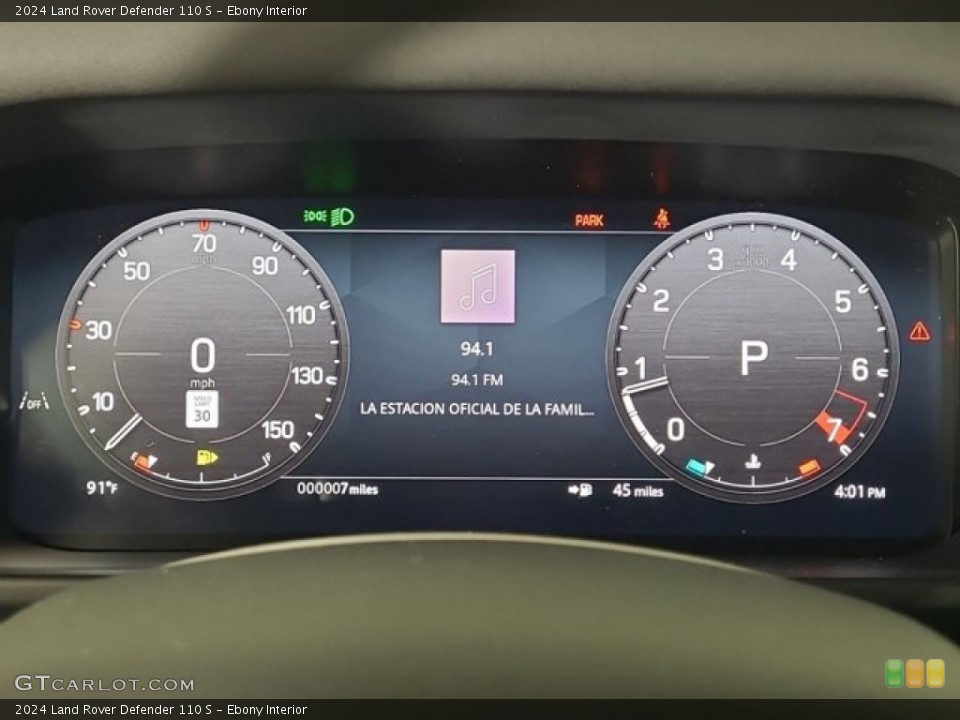 Ebony Interior Gauges for the 2024 Land Rover Defender 110 S #146689299