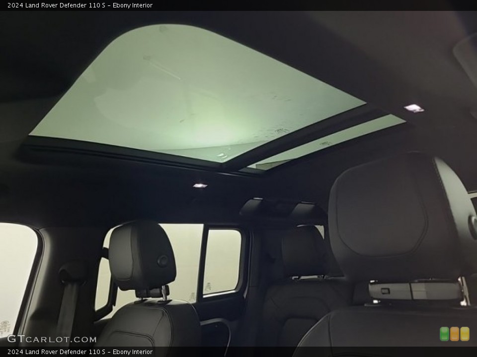 Ebony Interior Sunroof for the 2024 Land Rover Defender 110 S #146689320
