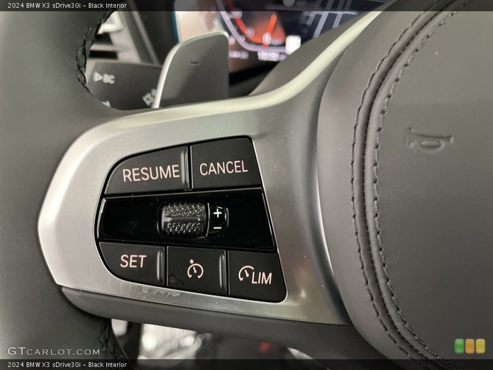 Black Interior Steering Wheel for the 2024 BMW X3 sDrive30i #146689335