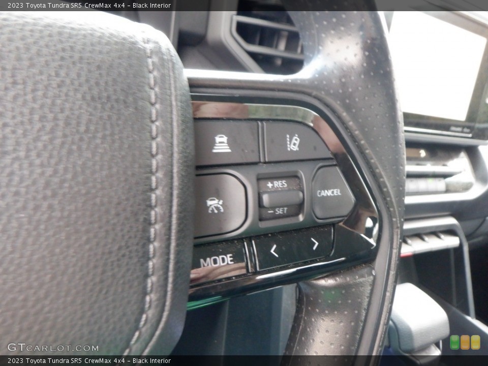Black Interior Steering Wheel for the 2023 Toyota Tundra SR5 CrewMax 4x4 #146689434