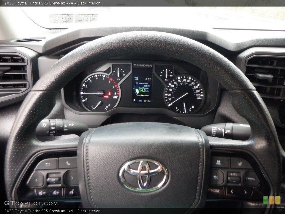 Black Interior Gauges for the 2023 Toyota Tundra SR5 CrewMax 4x4 #146689452