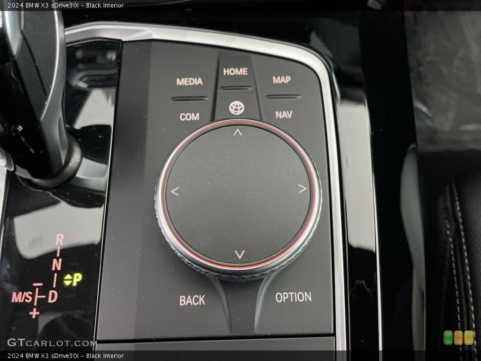 Black Interior Controls for the 2024 BMW X3 sDrive30i #146689494