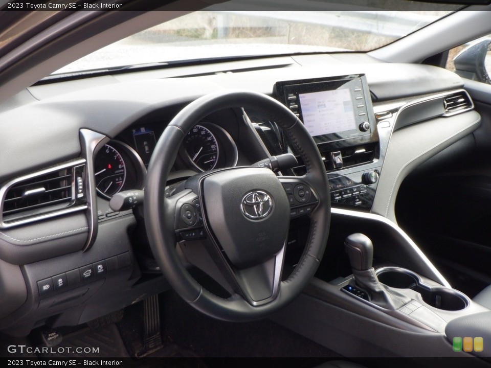 Black Interior Dashboard for the 2023 Toyota Camry SE #146689773