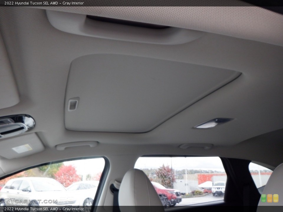 Gray Interior Sunroof for the 2022 Hyundai Tucson SEL AWD #146689848