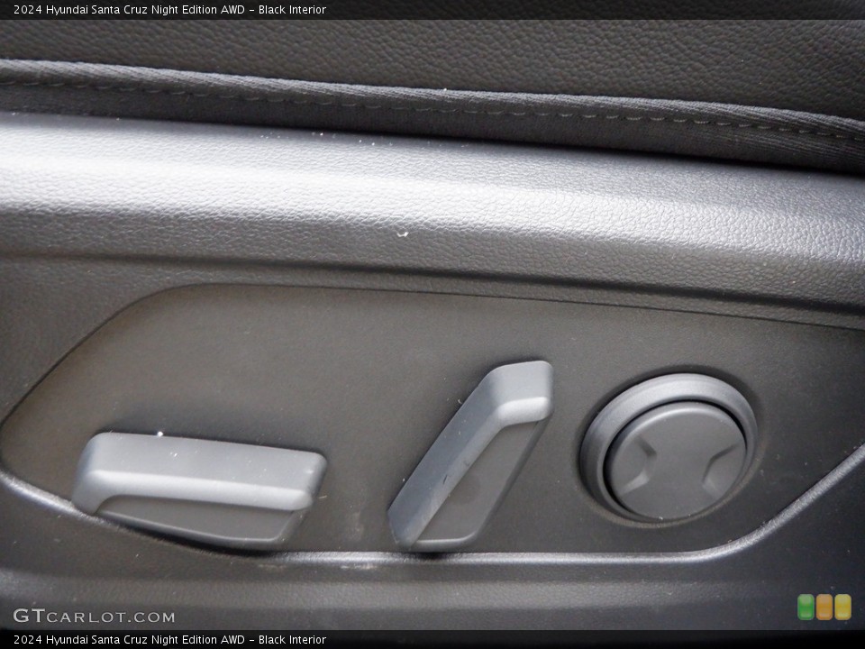 Black Interior Front Seat for the 2024 Hyundai Santa Cruz Night Edition AWD #146689944