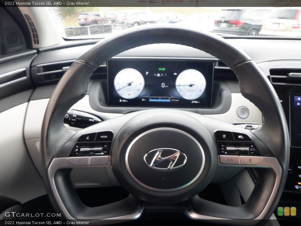 Gray Interior Steering Wheel for the 2022 Hyundai Tucson SEL AWD #146690070
