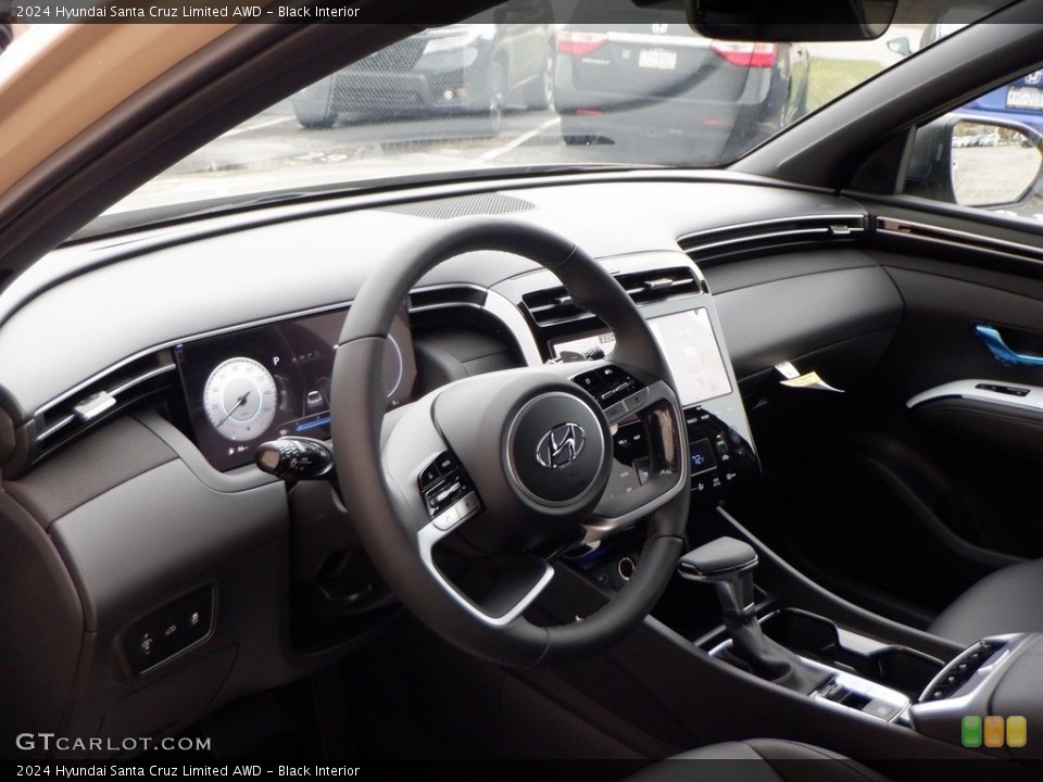 Black Interior Dashboard for the 2024 Hyundai Santa Cruz Limited AWD #146690346