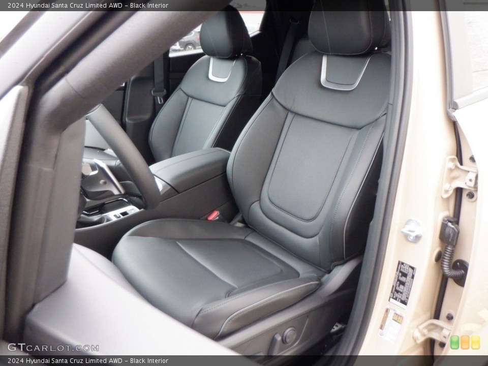 Black Interior Front Seat for the 2024 Hyundai Santa Cruz Limited AWD #146690385