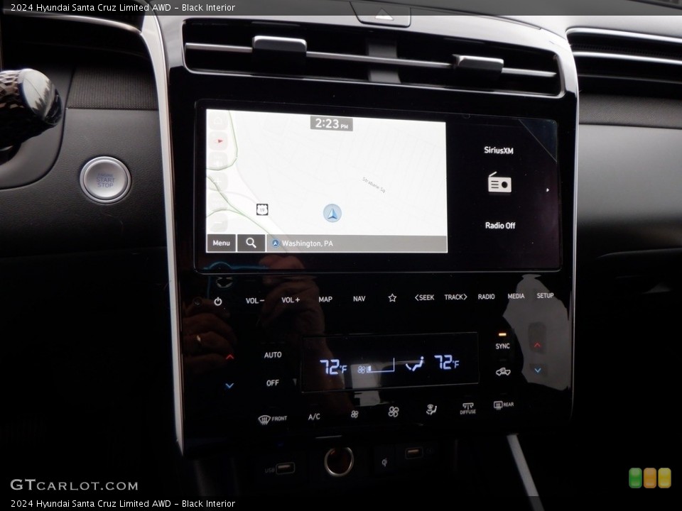 Black Interior Controls for the 2024 Hyundai Santa Cruz Limited AWD #146690415
