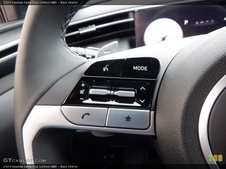 Black Interior Steering Wheel for the 2024 Hyundai Santa Cruz Limited AWD #146690469