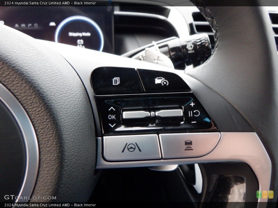 Black Interior Steering Wheel for the 2024 Hyundai Santa Cruz Limited AWD #146690478