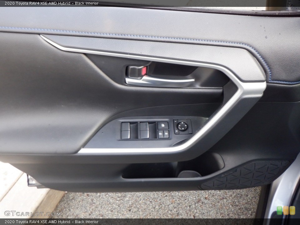 Black Interior Door Panel for the 2020 Toyota RAV4 XSE AWD Hybrid #146691543
