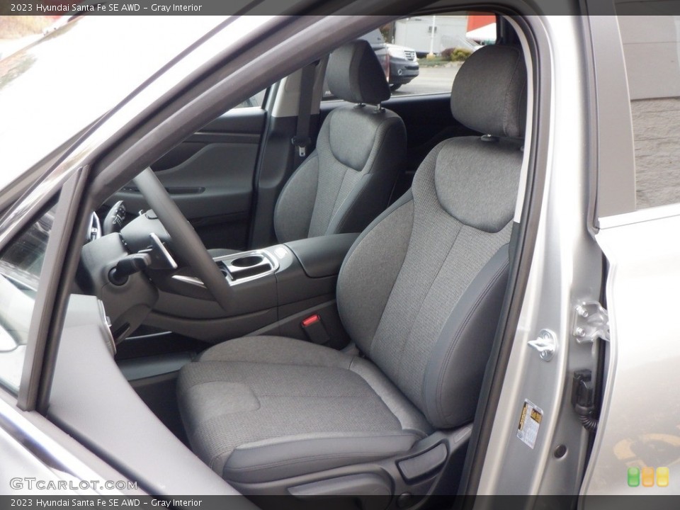 Gray Interior Front Seat for the 2023 Hyundai Santa Fe SE AWD #146691546