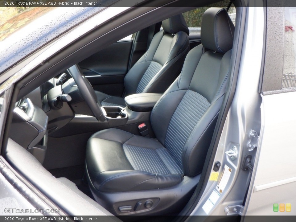 Black Interior Front Seat for the 2020 Toyota RAV4 XSE AWD Hybrid #146691567
