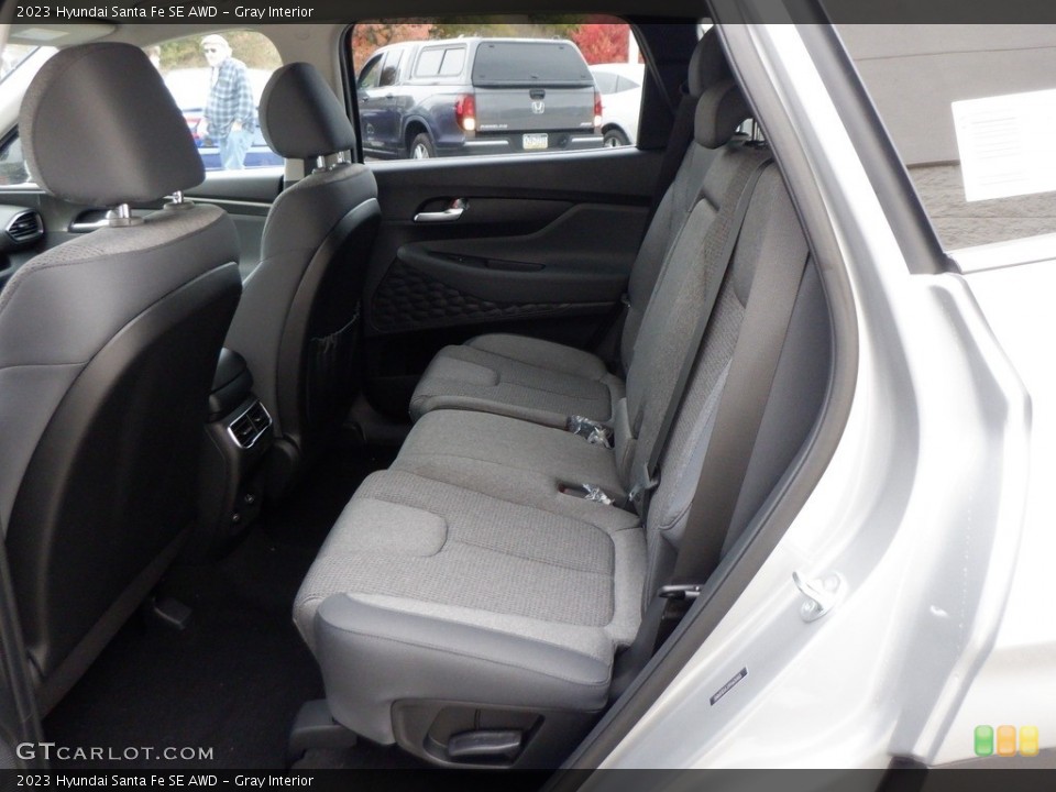 Gray Interior Rear Seat for the 2023 Hyundai Santa Fe SE AWD #146691612