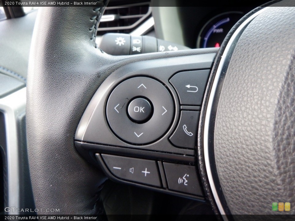 Black Interior Steering Wheel for the 2020 Toyota RAV4 XSE AWD Hybrid #146691669