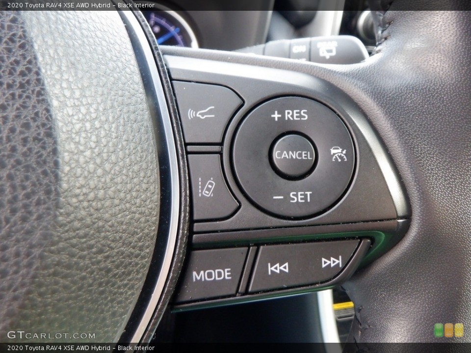 Black Interior Steering Wheel for the 2020 Toyota RAV4 XSE AWD Hybrid #146691678