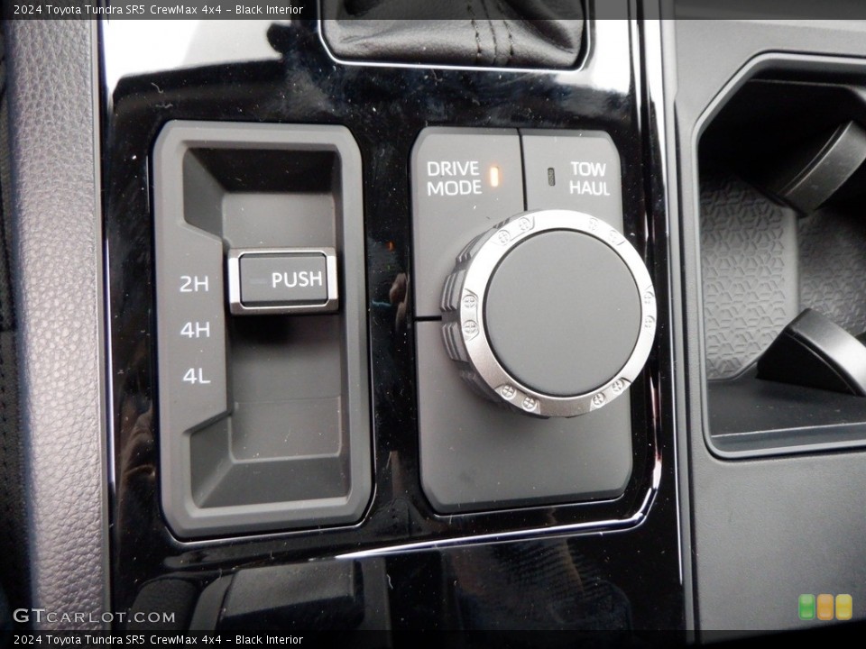 Black Interior Controls for the 2024 Toyota Tundra SR5 CrewMax 4x4 #146691960