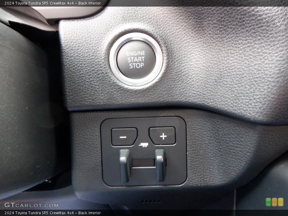 Black Interior Controls for the 2024 Toyota Tundra SR5 CrewMax 4x4 #146691963